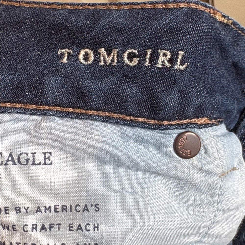 American Eagle | Basic “Tomgirl” Distressed Cuffe… - image 5